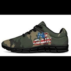 No Pain No Gain Camo Athletic Shoe